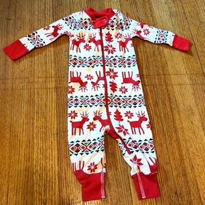 Hanna Andersson Christmas Pajamas Dear Deer 6-12m